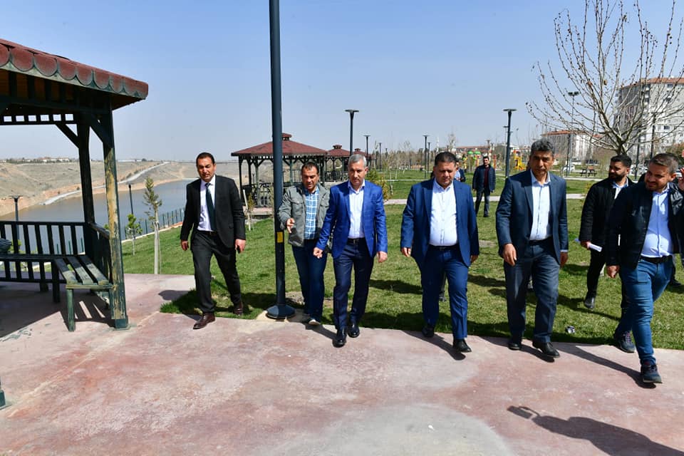 Başkan Çınar, Beylerderesi Şehir Parkında ki Çalışmaları İnceledi