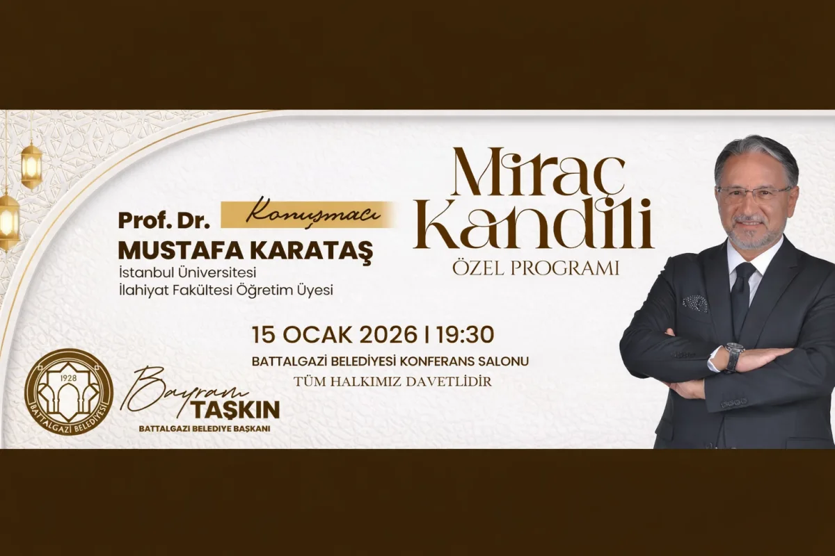 Battalgazi’de Miraç Kandili’ne Özel Program