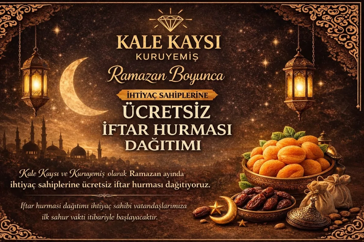 Kale Kayısı Kuruyemiş'ten Ramazan'da Anlamlı Destek