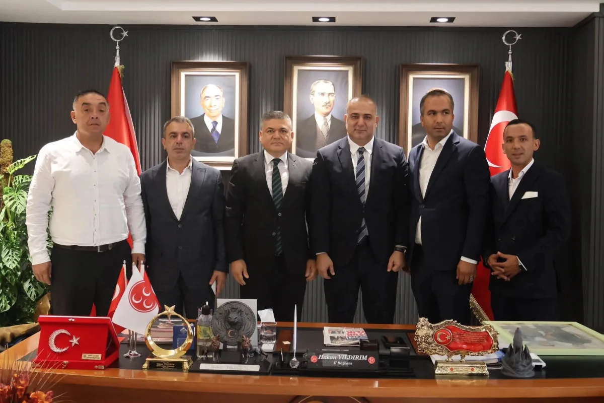 MİSK Genel Başkanı Tuncay Şaş’tan MHP Adana İl Başkanı Hakan Yıldırım’a Hayırlı Olsun Ziyareti