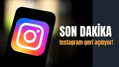 İnstagram açılıyor !